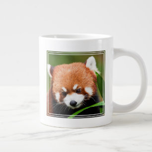Schattige Rode Panda Extra Grote Beker