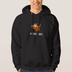 Schattige Rode Panda Rode Panda Mijn Spirituele Di Hoodie