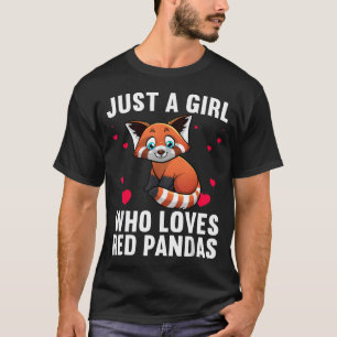 Schattige Rode Panda Rode Panda T-shirt