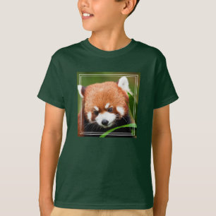 Schattige Rode Panda T-shirt