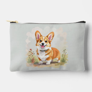 Schattige rode Pembroke Welsh Corgi hond Etui
