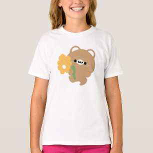 Schattige romantisch bruin Beer T-shirt