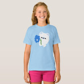 Schattige Romantisch Polar Beer T-shirt (Voorkant volledig)