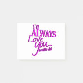 Schattige Romantische Post-It-briefjes Post-it® Notes (Voorkant)