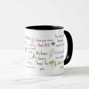 Schattige Romantische Quotes Aesthetic Mok Kunst