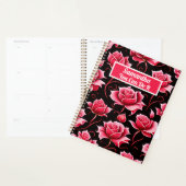 SCHATTIGE ROMANTISCHE RODE ROZEN FLORAL GEPERSONAL PLANNER (Display)
