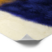 Schattige Rood Panda Portret Poster (Hoek)