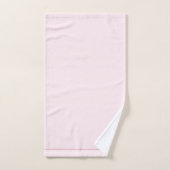 Schattige rood script naam hart roze handdoek (Handdoek)