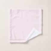 Schattige rood script naam hart roze handdoek (Wasdoekje)