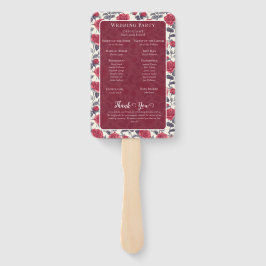 Schattige Roos Programma Fans Handwaaier