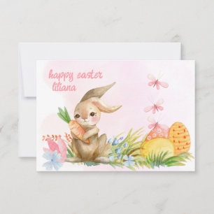 schattige  rooster met een mooi rooster notitiekaartje