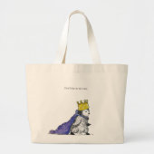 Schattige Royal Penguin Canvas Tas (Voorkant)