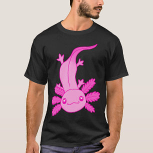 Schattige roze axolotl t-shirt