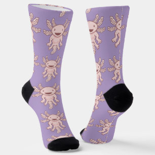 Schattige Roze Axolotl Thunder_Cove Sokken
