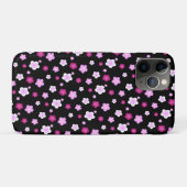 Schattige roze bloembloemengradiënt Patroon Case-Mate iPhone Case (Achterkant (horizontaal))