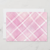 Schattige Roze Bow Vrijgezellenfeest Kaart (Achterkant)