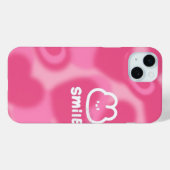 Schattige roze Case-Mate iPhone case (Achterkant (horizontaal))