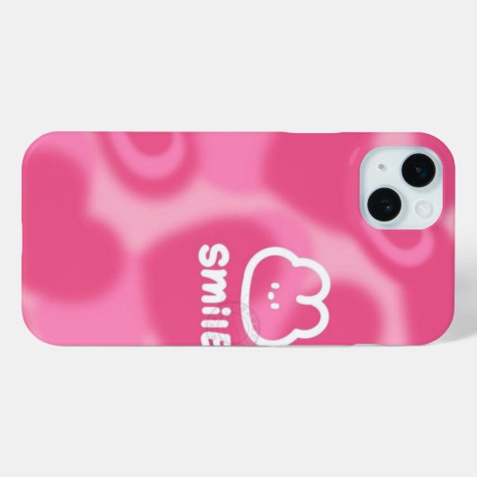 Schattige roze Case-Mate iPhone case (Achterkant (horizontaal))