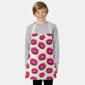 Schattige Roze Donut Pattern met Sprinkles Schort (Gedragen)