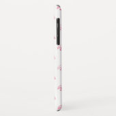 Schattige roze en wit Flamingo patroon Case-Mate iPhone Case (Achterkant/links)
