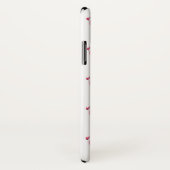 Schattige roze en wit Flamingo patroon Case-Mate iPhone Case (Achterkant / rechts)