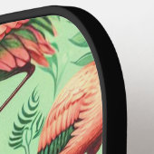  Schattige roze flamingo's Pickleball Paddle (Links Detail)