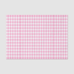 schattige roze gingham, girly tissuepapier
