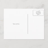 Schattige roze grijs olifant meisje baby shower br uitnodiging briefkaart (Achterkant)