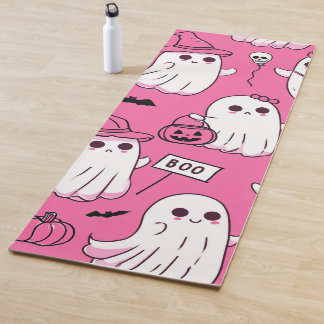 Schattige Roze Halloween Geesten Kawaii Griezelfee Yogamat