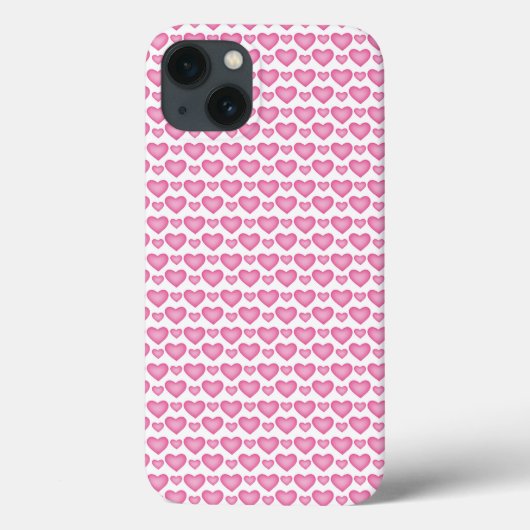 Schattige roze harten patroon Hoesje-Mate iPhone C Case-Mate iPhone Case (Achterkant)