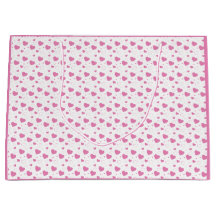 Schattige roze hartjes romantisch patroon
