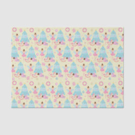 Schattige Roze Kerst Notenkraker Ballerina Tissuepapier