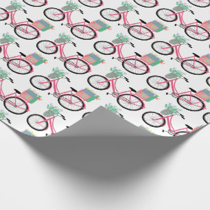 Schattige roze kerstfeestdagen met feestelijke fee cadeaupapier