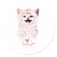 Schattige roze kitten