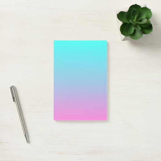 schattige roze roze fuchsia turquoise post-it® notes (Kantoor)