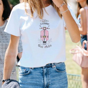 Schattige Roze Scooter Geniet van de Rit Inspirere T-shirt