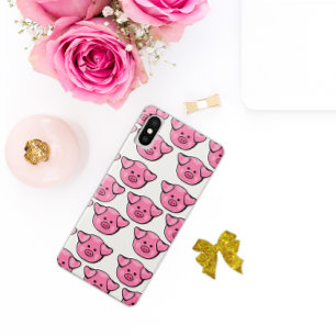 Schattige Roze Varkens iPhone X Hoesje