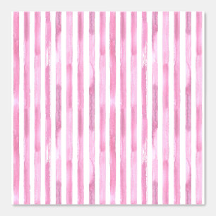 Schattige roze Waterverf strepen, kinderkamer Kind Behang