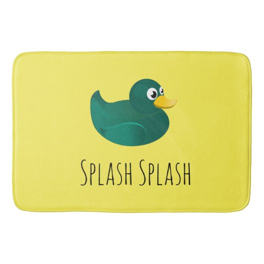 Schattige rubber eendje badmat (Voorkant)