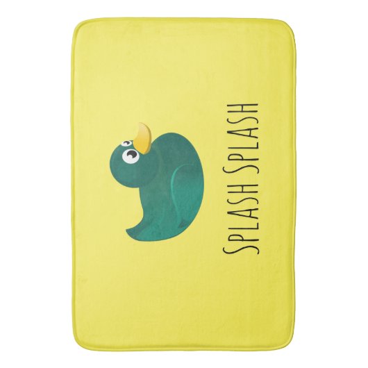 Schattige rubber eendje badmat (Voorkant Verticaal)