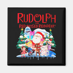 Schattige Rudolph de Roodneus Rendier Kerstmis Spe Magneet