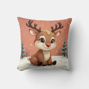 Schattige Rudolph-kussen Kussen