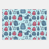 Schattige rugzak esthetisch inpakpapier vel (Voorkant 2)