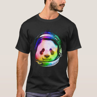 Schattige ruimtepanda t-shirt