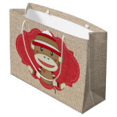 Schattige Rustige SOCRACKELE SOCTOPARTIJ Large Cadeautasje (Achterkant Gekanteld)