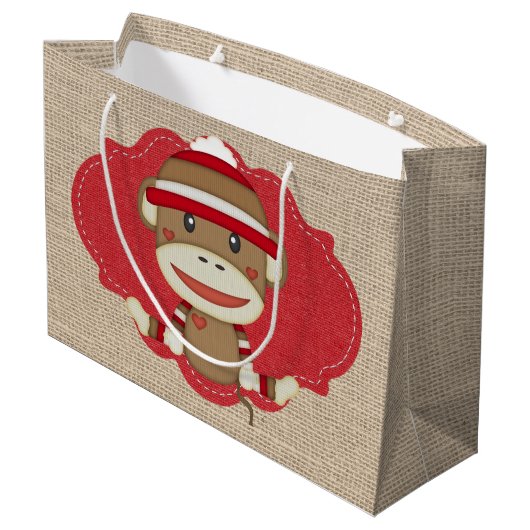 Schattige Rustige SOCRACKELE SOCTOPARTIJ Large Cadeautasje (Achterkant Gekanteld)