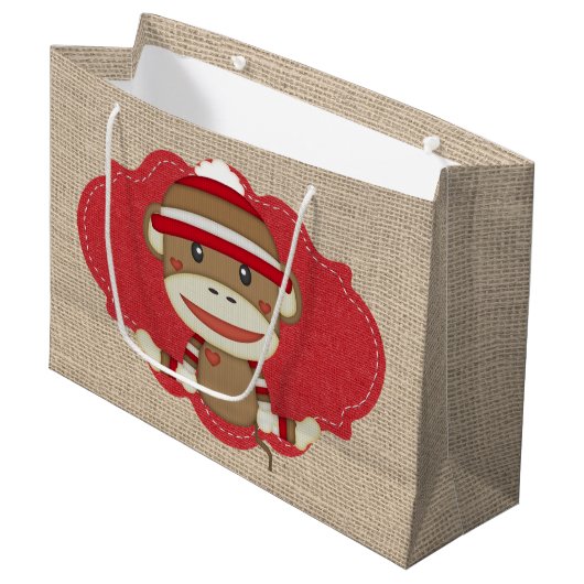 Schattige Rustige SOCRACKELE SOCTOPARTIJ Large Cadeautasje (Voorkant Gekanteld)