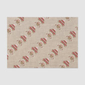 Schattige Rustige SOCRACKELE SOCTOPARTIJ Tissuepapier (Voorkant)