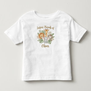 Schattige Safari Baby Dieren Kinder Shirts