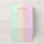 schattige safari dierentuin oerwoud flora baby sho all in one uitnodiging (Buitenkant)